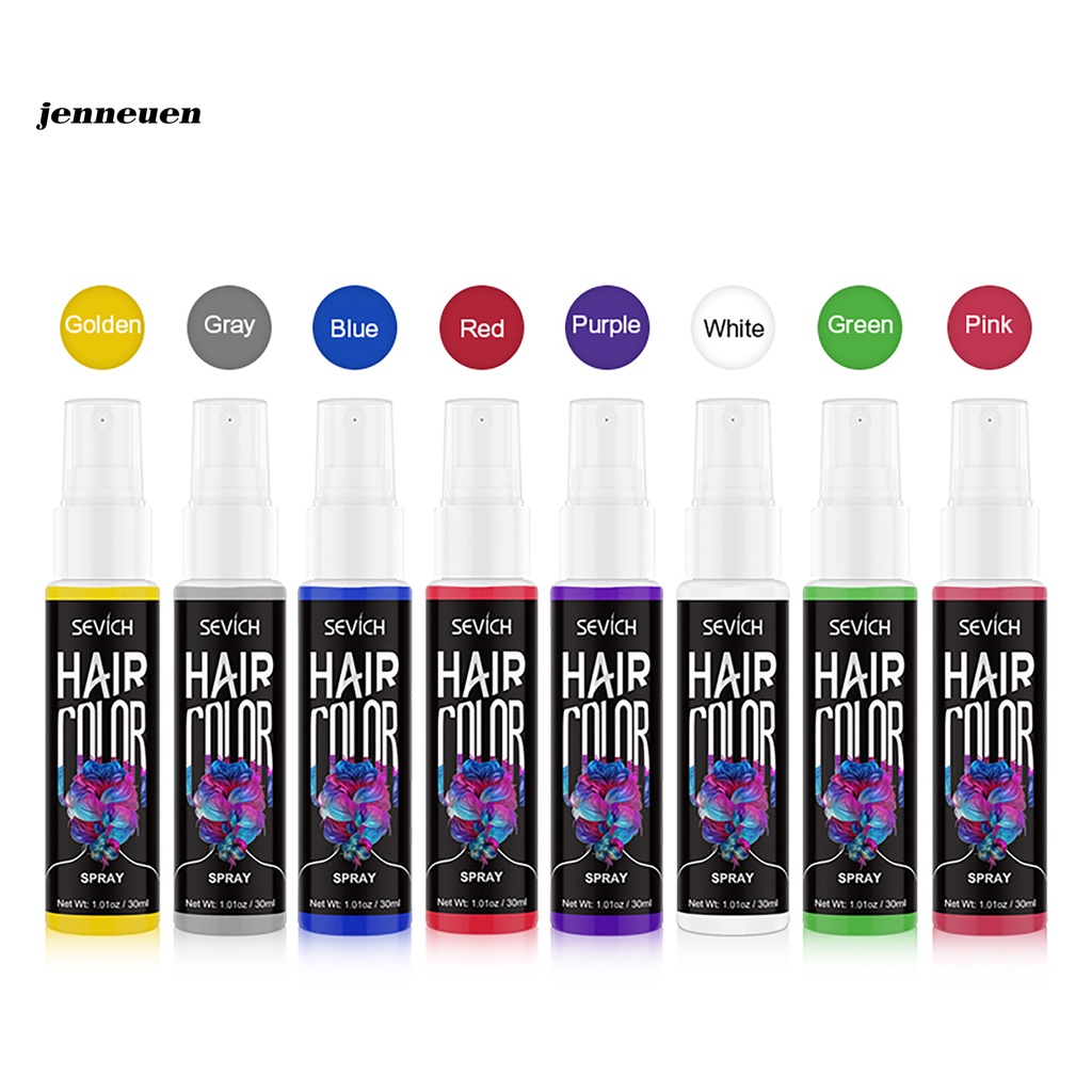 [Hàng mới về] Bình xịt/Phấn nhuộm tóc mini màu sắc nhanh chóng dành cho nữ