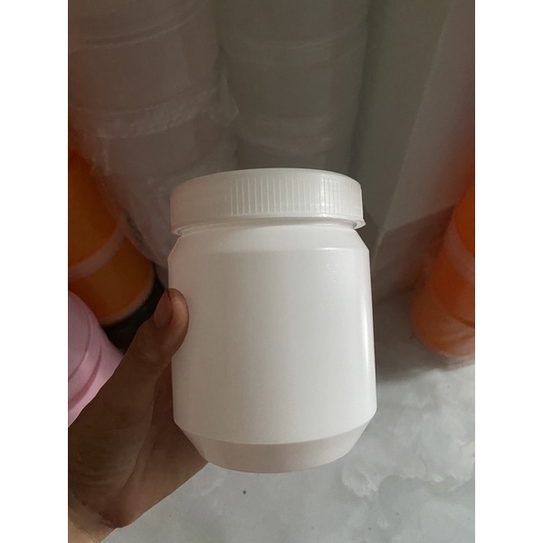 HỦ ĐỰNG KEM BODY 500GR [MÀU TRẮNG]