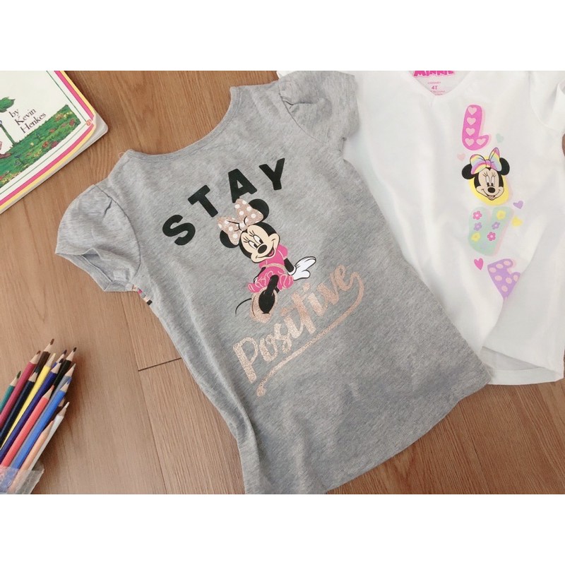 Áo phông Minnie 2 mặt xuất dư size 2y-6y