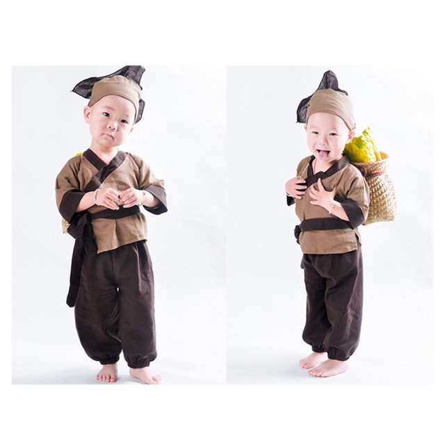 (Hàng order 7-10 ngày). Bộ tiều phu cho bé ( Kèm ảnh thật 100%).