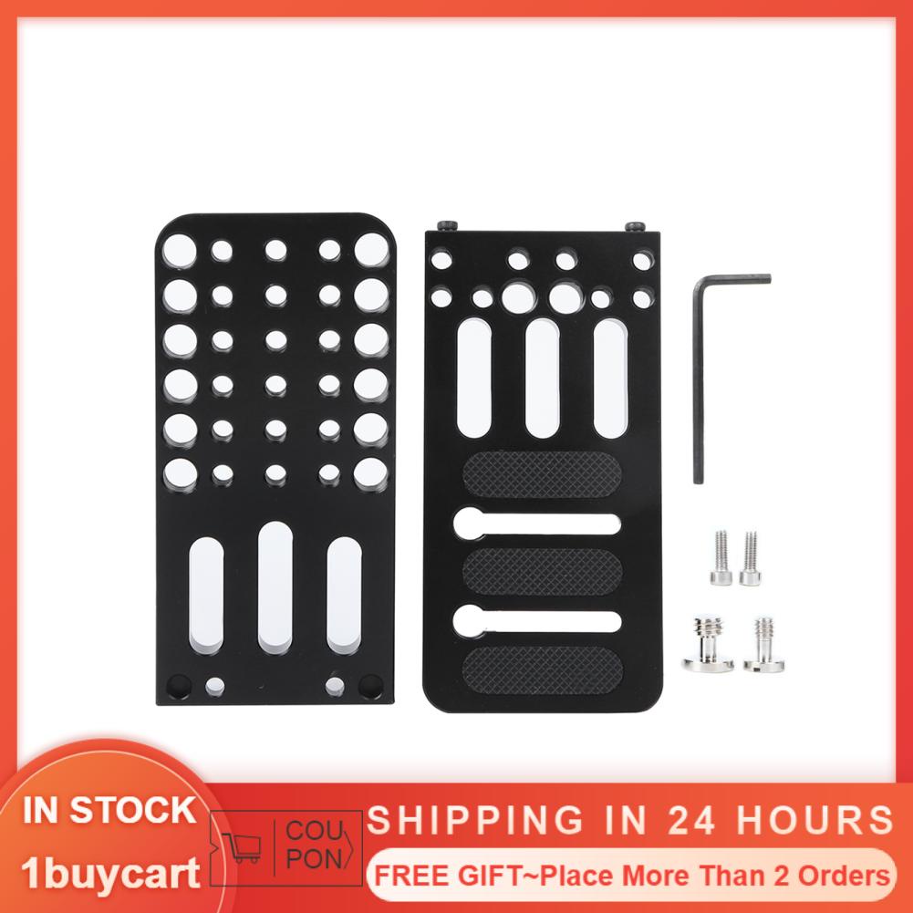 1buycart Quick release plate for video camera  L-shaped quick in aluminum alloy universal use with