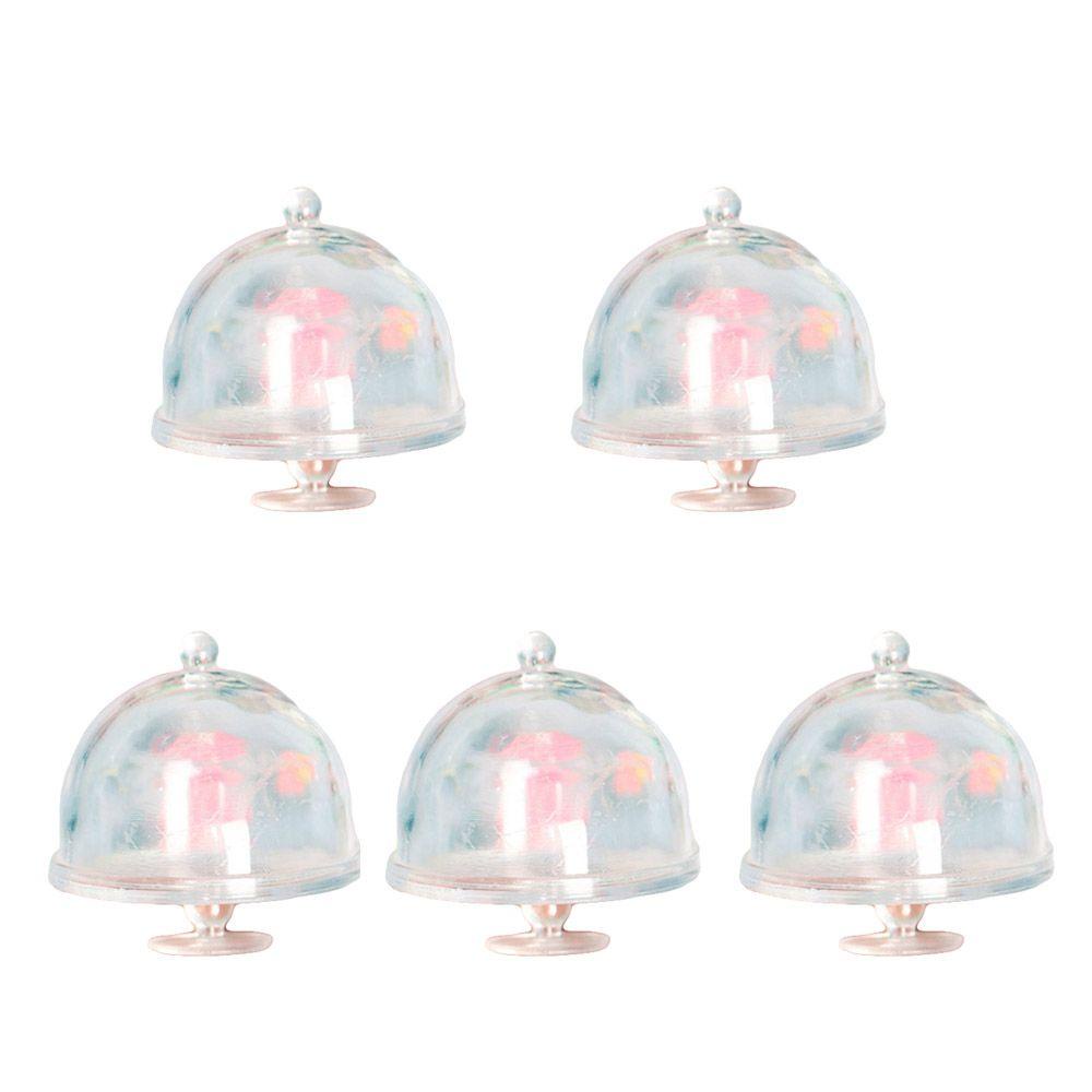 Set 5 Khay Đựng Bánh Tráng Miệng Mini DIY Cho Nhà Búp Bê