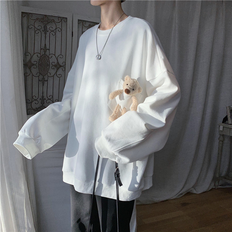 Áo Thun Nam Dài Tay Cổ Tròn Thời Trang Hàn Quốc