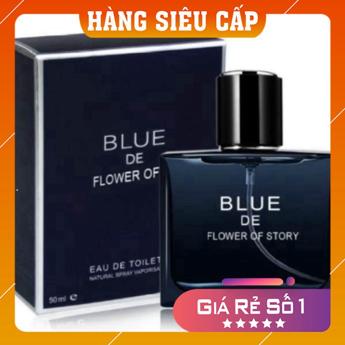 Nước Hoa Nam 𝑭𝒓𝒆𝒆𝒔𝒉𝒊𝒑 Nước Hoa Blue De Flower Of Story Đẳng Cấp Phái Mạnh - Hàng Nội Địa