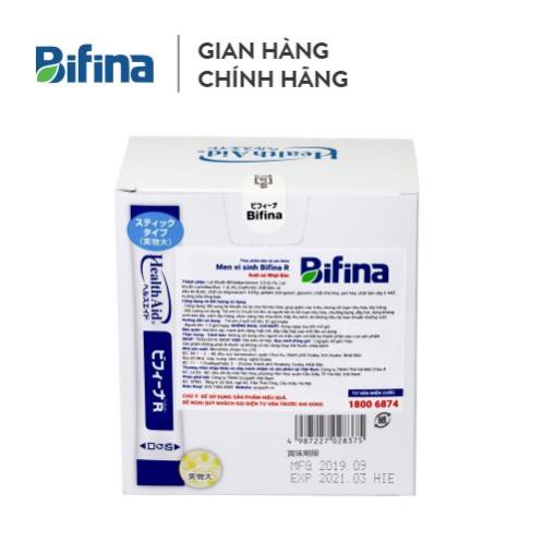 [Chính Hãng] Men Vi Sinh Bifina Nhật Bản R60 gói - Viêm đại tràng, rối loạn tiêu hóa, hội chứng ruột kích thích