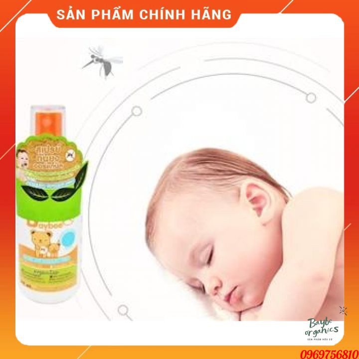 Xịt chống muỗi  CHIẾT XUẤT HỮU CƠ  bảo vệ bé khỏi muỗi đốt, côn trùng cắn, không chứa hóa chất DEET