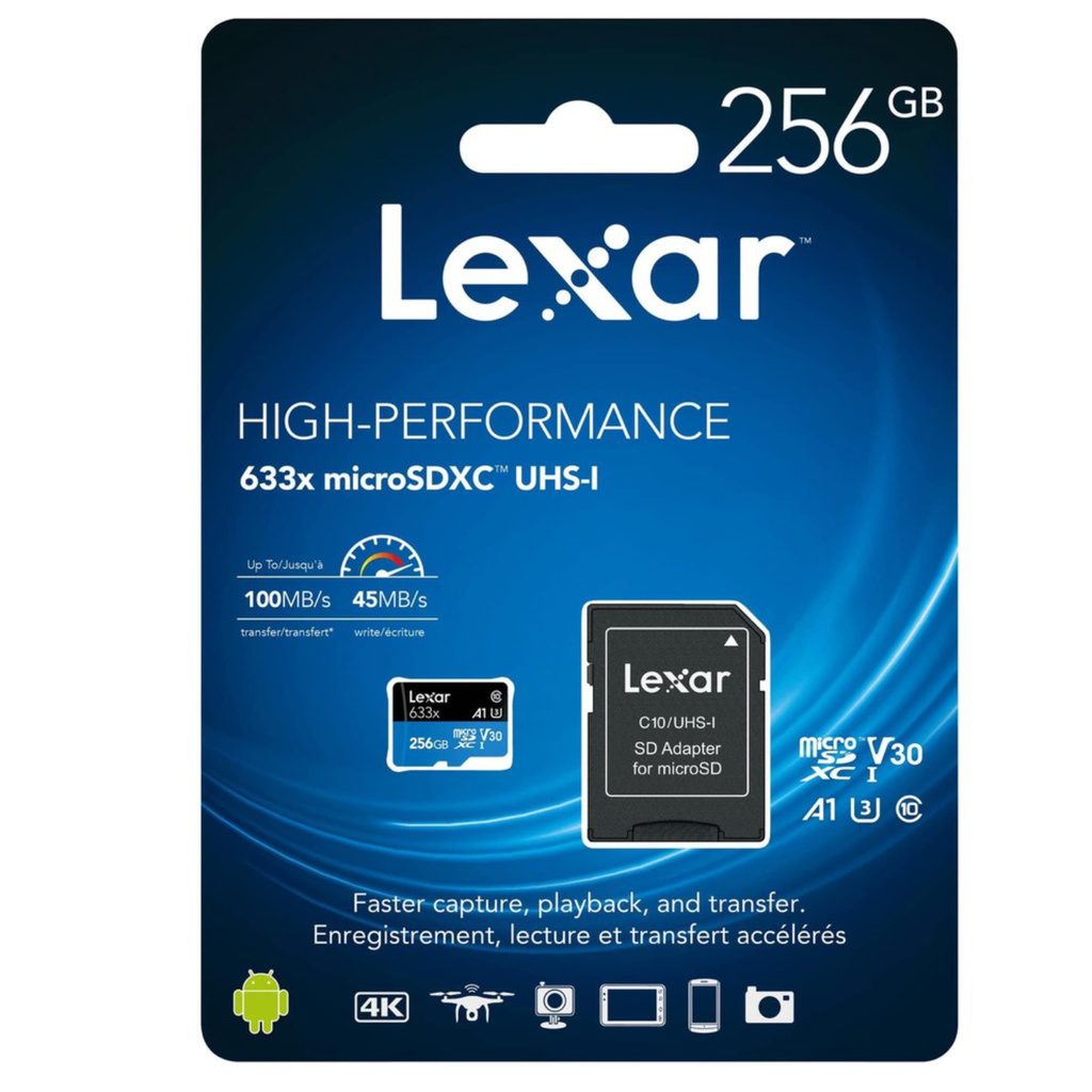 [Thẻ nhớ Lexar Micro SDHC] cao cấp chuyên dụng cho Camera thương hiệu US, bảo hành 12 tháng .