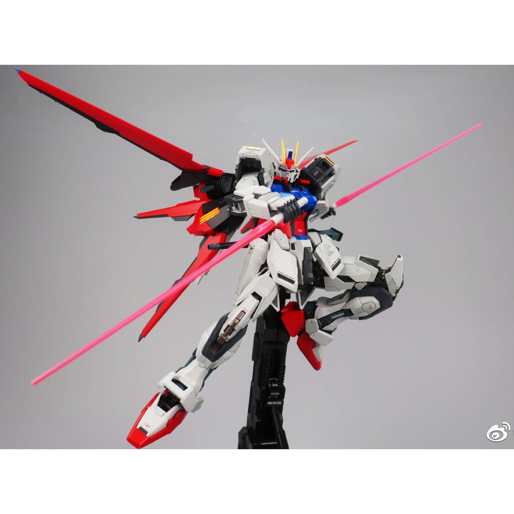 Mô hình MB 1/72 Aile Strike Gundam Musha Armor MS2.0 Metal Build LED Die-Cast Action Figure Khung Xương Kim Loại