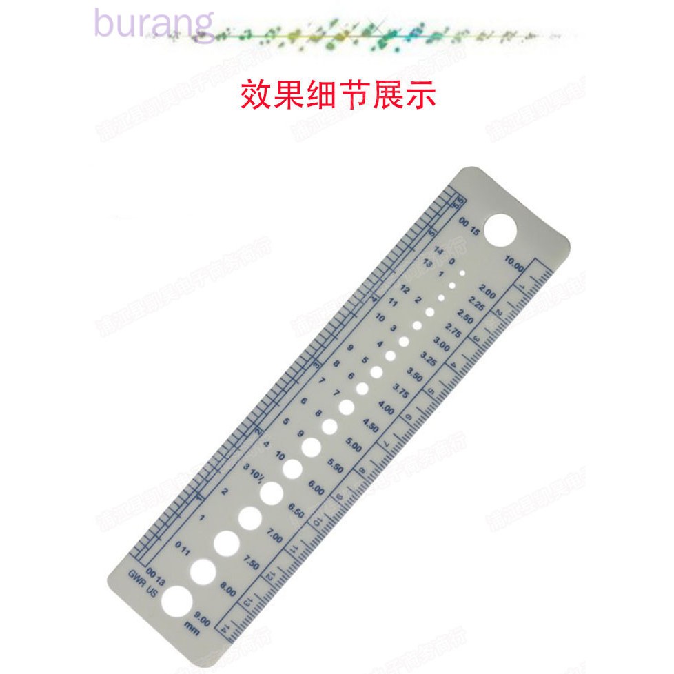 Thước Đo 16x4cm Bằng Nhựa Chuyên Dụng Dành Cho Thợ May