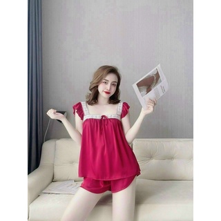 Bộ 2 dây lụa ❤️freeship ❤️ bộ đồ mặc nhà
