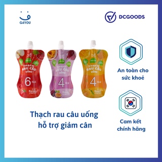 Thạch rau câu uống 3 vị Xoài, Táo, Chanh leo. Hỗ trợ cải thiện vóc dáng