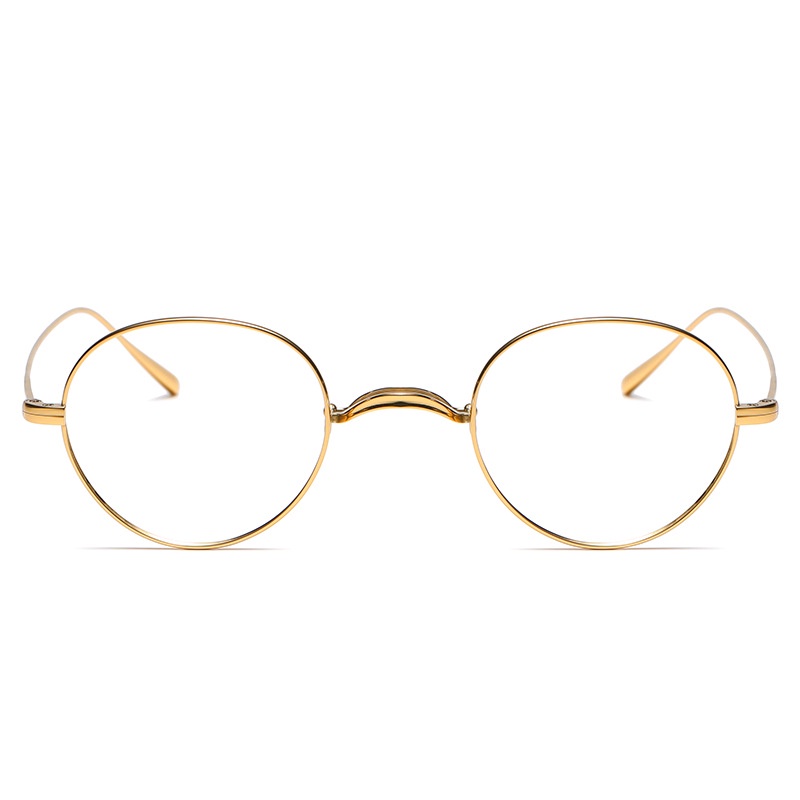 Mắt Kính Gọng Oval 6g Siêu Nhẹ Chất Liệu Titan OV1241T