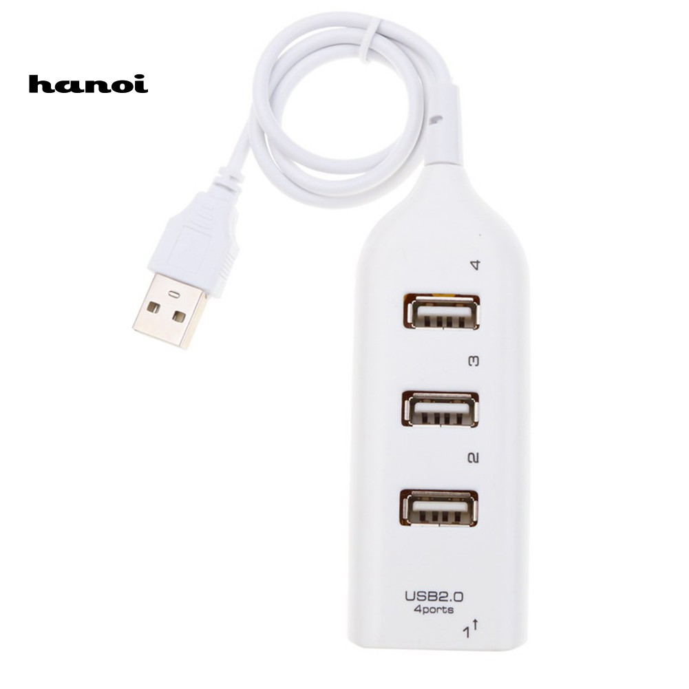 Hub Chia 4 Cổng USB 2.0 Tốc Độ Cao Cho PC Laptop