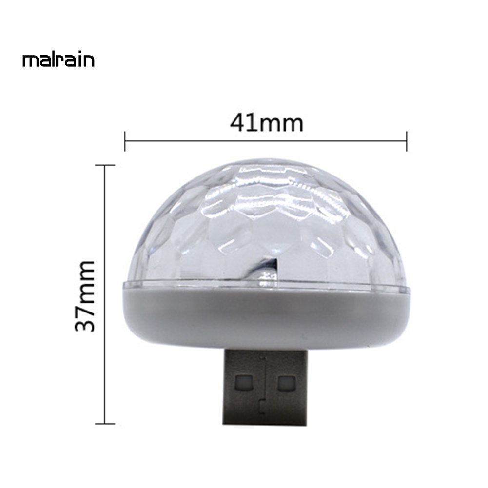 Đèn LED USB Mini Điều Khiển Bằng Giọng Nói Trang Trí Nội Thất Xe Hơi