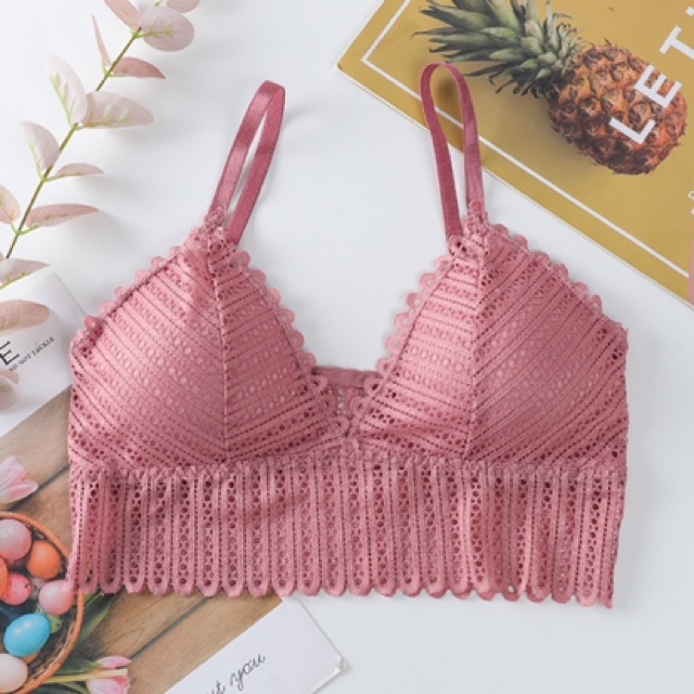 Mẫu Mới ) Áo Lót Bra Ren Gợi Cảm 863