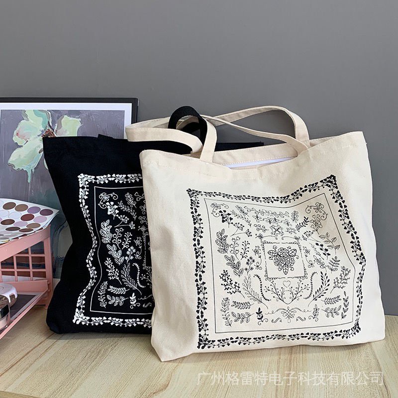 Túi Xách Canvas Cỡ Lớn Thời Trang Cho Nữ