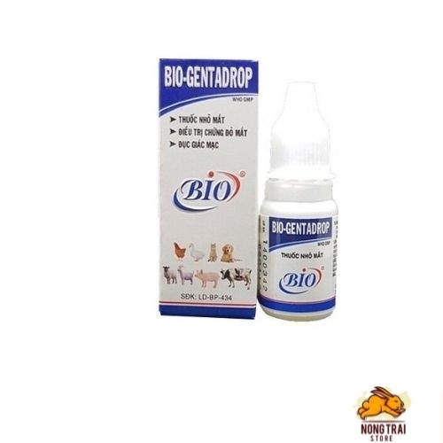 💧🐶🐱Thuốc Nhỏ Mắt Bio-Gentadrop Cho Chó Mèo Cưng - Nhỏ Chữa Lành Mắt Chất Lượng Cao