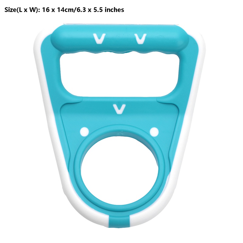 Thùng nước Tay cầm Thùng nước 5 Gallon Máy nâng chai nước uống với giá đỡ chống trượt bằng cao su-Màu xanh lam