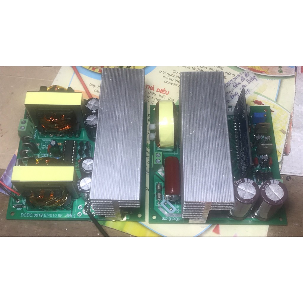DIY bo mạch kích điện DC-DC _ PCB trắng