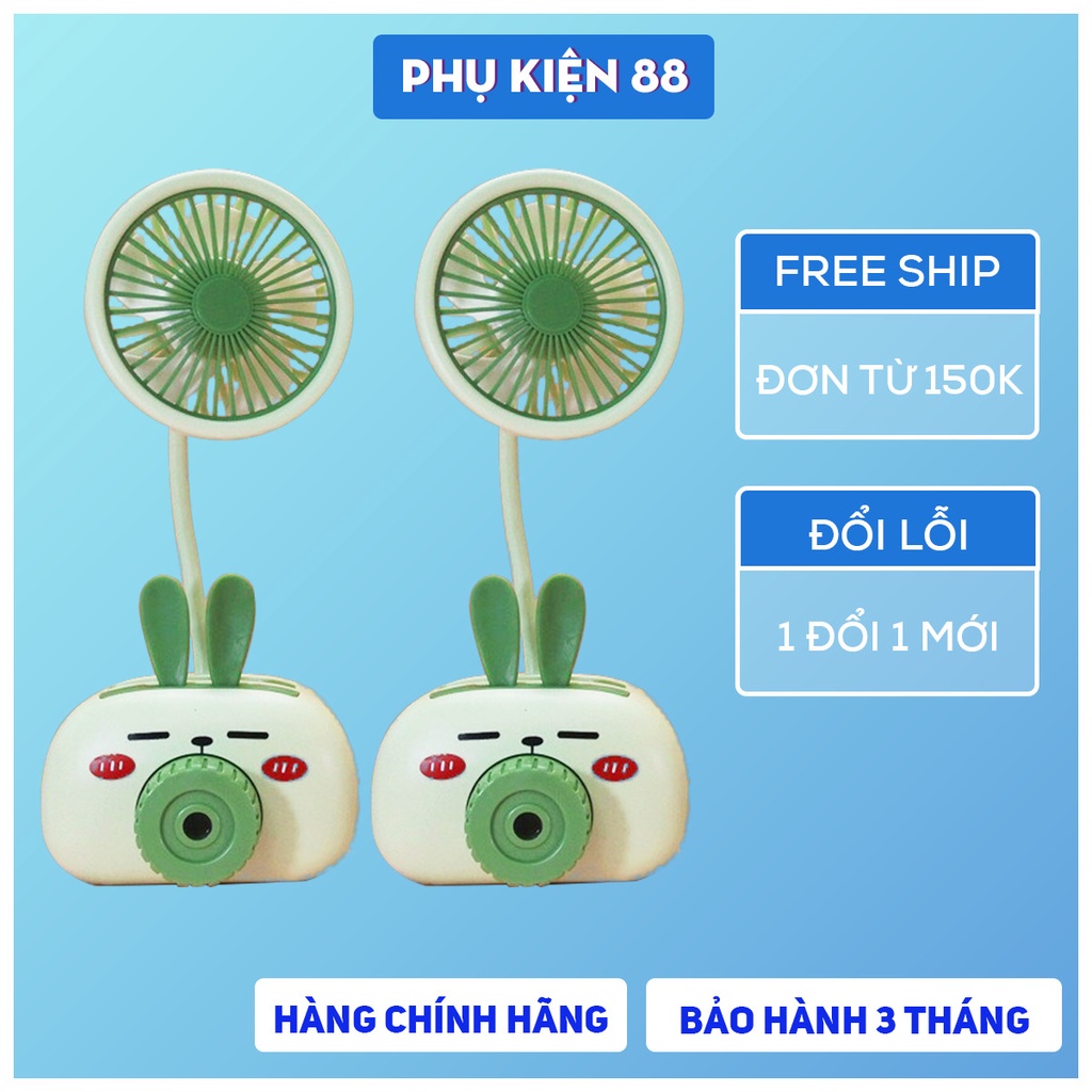 Quạt mini hình thú cute ,quạt để bàn có sạc điện.