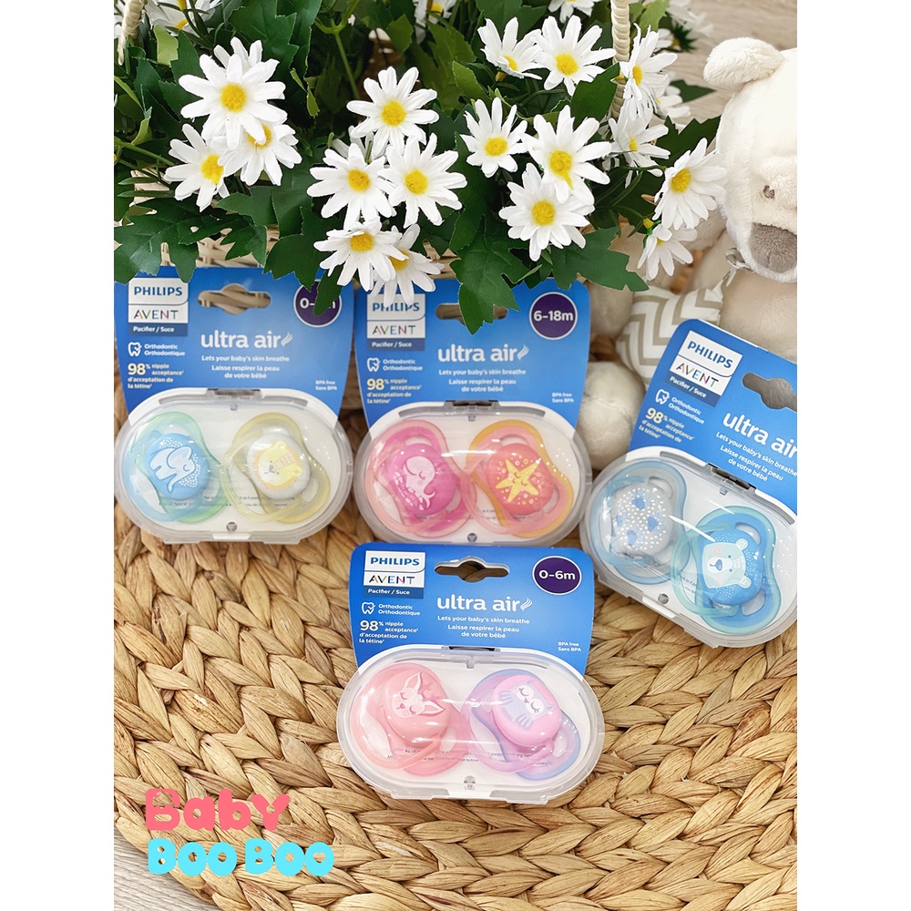 Ti giả Philips Avent Ultra Air cho bé 0-18 tháng, đủ size