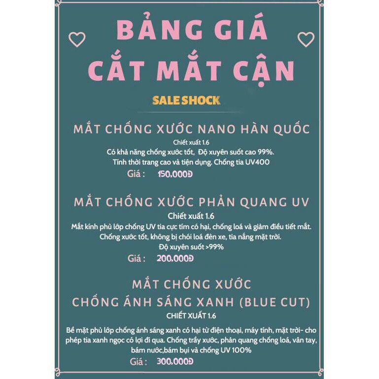 [XẢ KHO 3 NGÀY] Gọng Kính Cận Viền Nhựa Mảnh Càng Kim Loại Gstore872{HÀNG CHẤT}FULLBOX tặng kèm 01 lọ nước xịt kính 25K