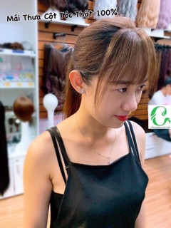 Mái thưa cột che hói tóc thật