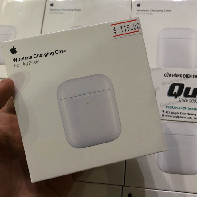 Dock ( Hộp) sạc Airpod 2 Không dây ( Wireless ) , nguyên seal mới 100% , fullbox chưa active