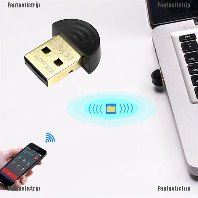 Fantastictrip Mini USB Bluetooth Adapter V 4.0 Dual Mode Wireless Dongle CSR 4.0 Win7 /8/XP L