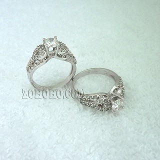 Nhẫn nữ cẩn đá sang trọng NE861