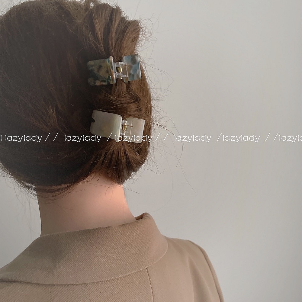 Mẫu Kẹp Tóc Bằng Chất Liệu Lông Cá Mập Nhỏ Xinh Đẹp Kích Thước Nhỏ