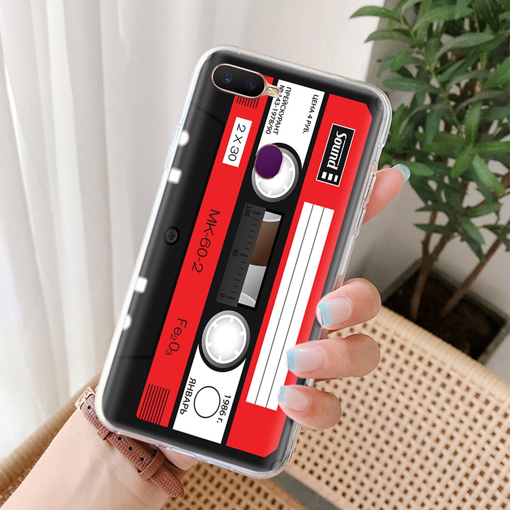 Ốp Lưng Tpu Mềm In Hình Băng Cassette Cho Iphone 11 12 Mini X Xs Xr Pro Max Yu226