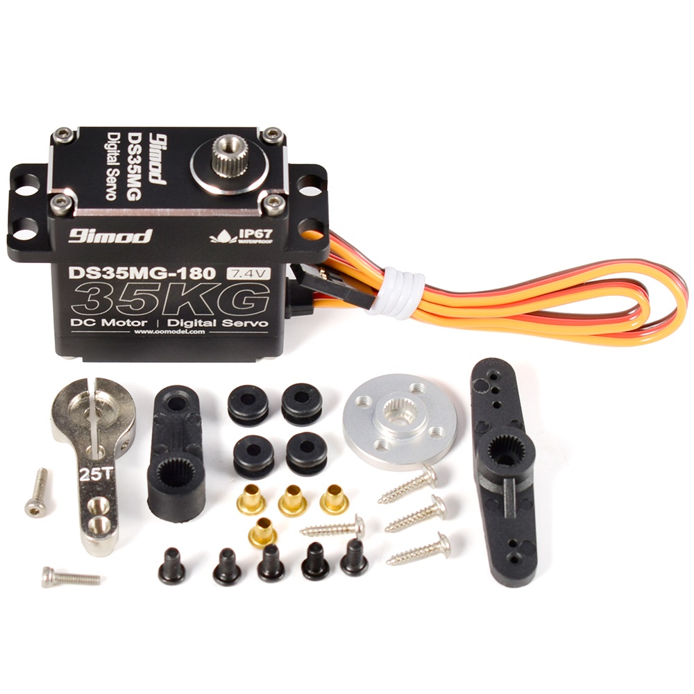 Động Cơ Servo Chống Thấm Nước 9Imod DS35MG 35kg IP67 Cho Xe Điều Khiển Từ Xa 1:8 1:10 Crawler SCX10 TRX4 D90