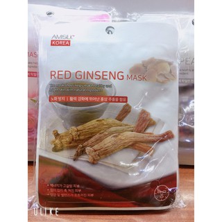 Mặt nạ dưỡng da sâm Amisilk Korea(bịch 10 miếng) CHÍNH HÃNG