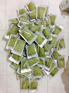 Bột trà xanh 100g trị mụn trắng da