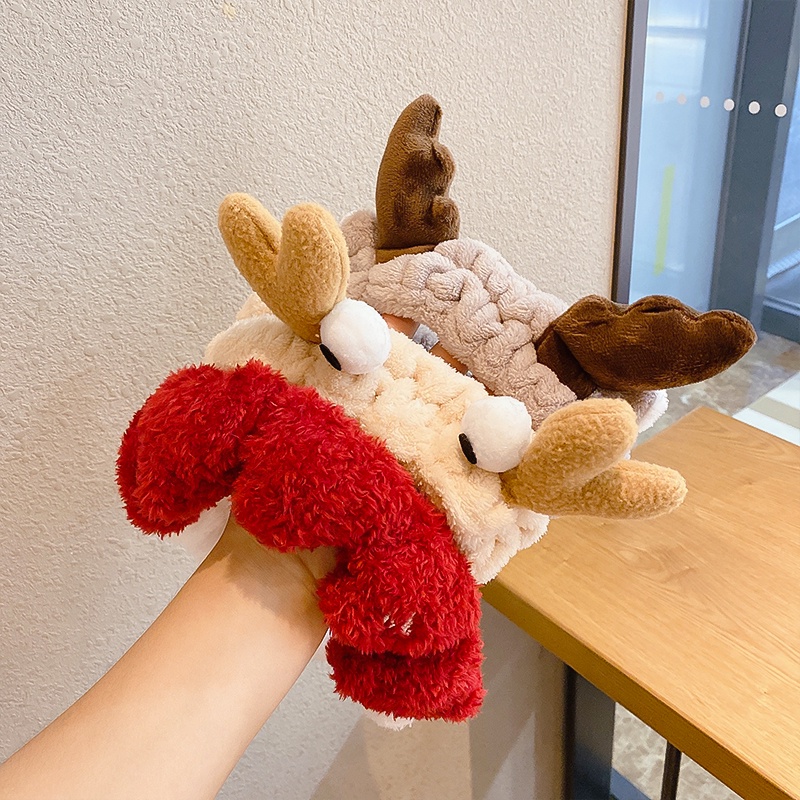 Băng đô rửa mặt đơn giản phong cách Hàn Quốc cho nữ