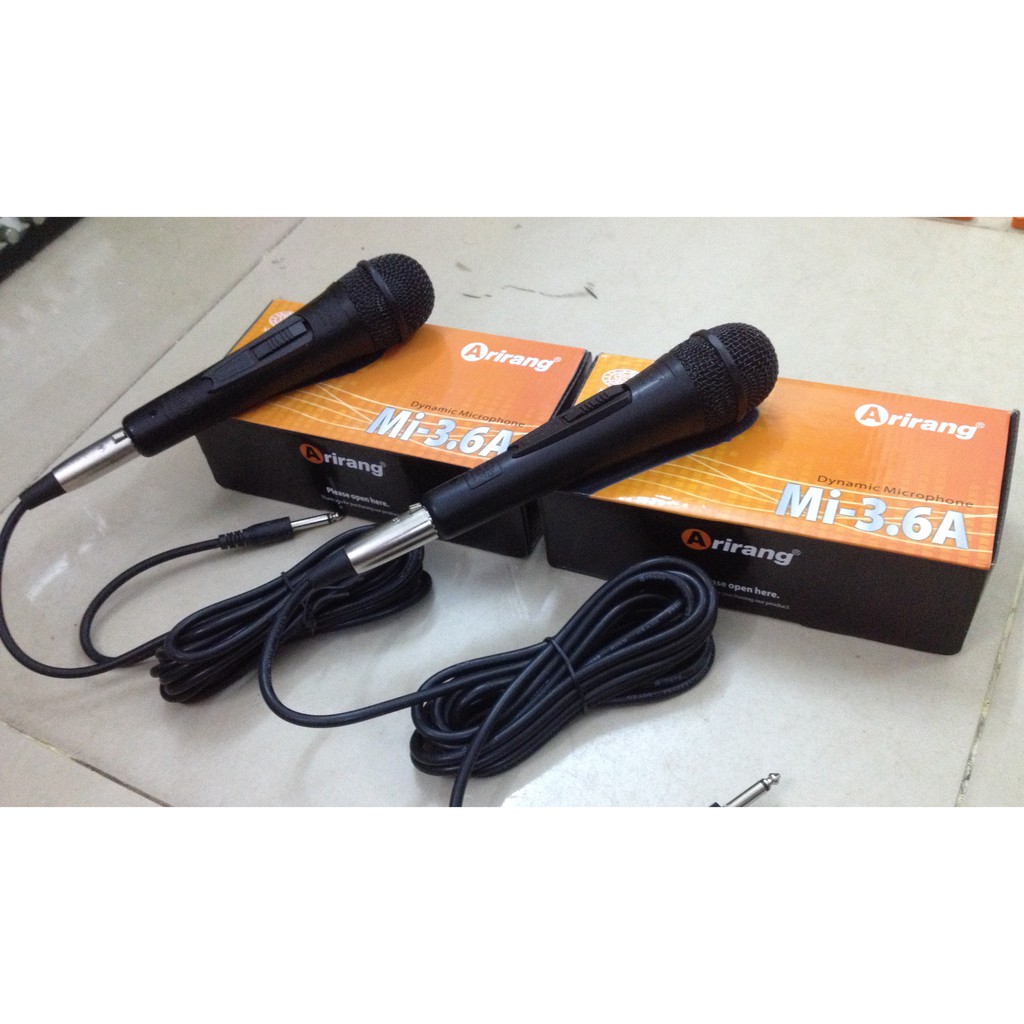 2 Micro Arirang hát karaoke âm thanh chuẩn