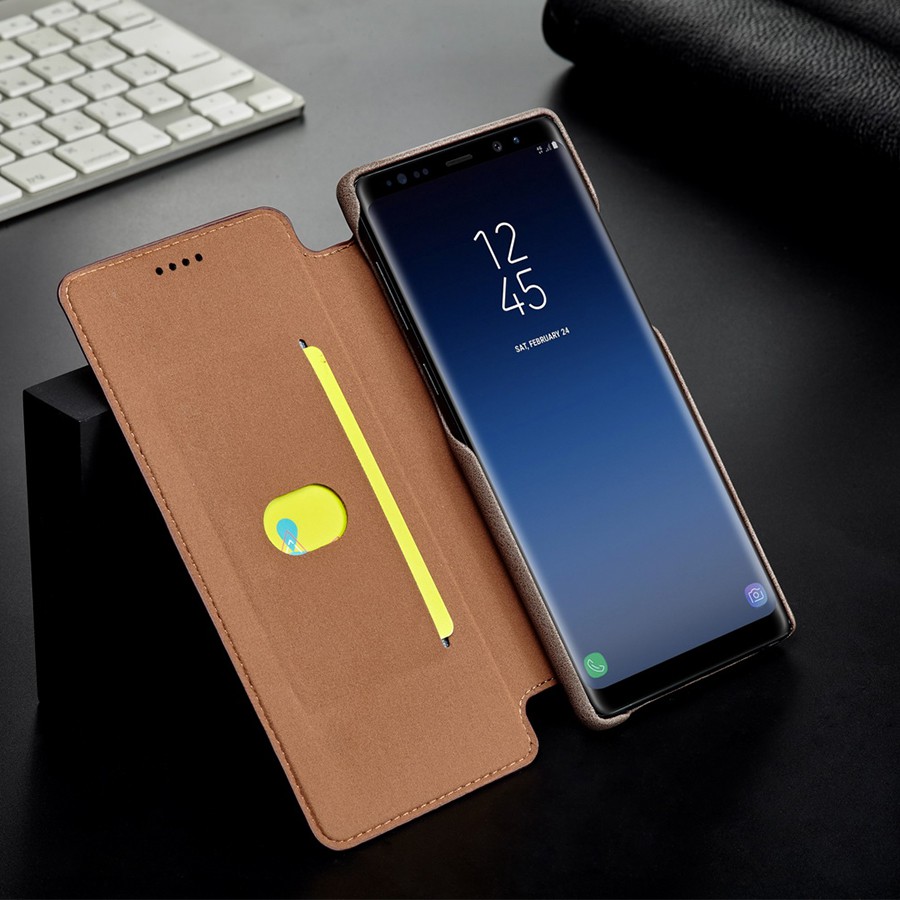 Bao da điện thoại cao cấp thiết kế tiện dụng cho ốp Samsung Note 8/Note 9/Note 10 Pro/Note 20 Ultra