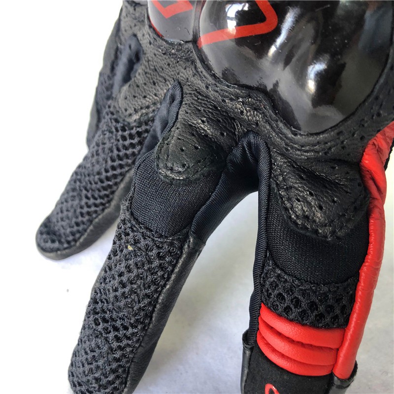 ALPINESTARS [Hàng Sẵn Sàng Chụp Thật!Găng Tay Lái Xe Máy Bằng Sợi Carbon Chống Sốc Thoáng Khí