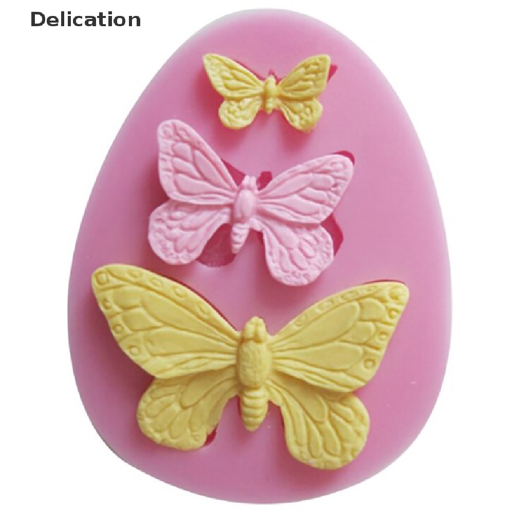 Khuôn Làm Bánh Chất Liệu silicone Tự Làm Hình Bướm 3d