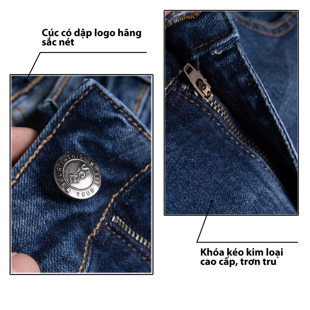 Quần Jean Nam 5S (2 mẫu), Phom Trẻ Trung, Có Giãn Thoải Mái | BigBuy360 - bigbuy360.vn