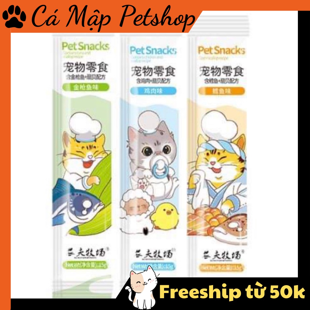 [Combo] Súp thưởng cho mèo Shizuka, Catfood, Petsnack - Súp thưởng cho mèo nhiều vị