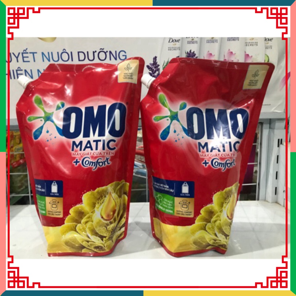 (HOT LIKE) Túi Nước Giặt OMO tinh chất dầu Thơm 2kg