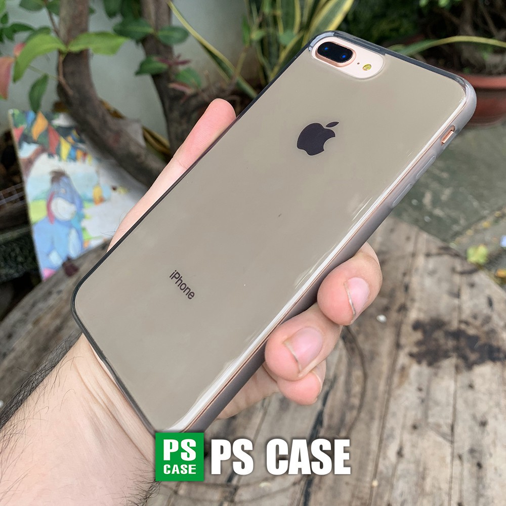 [người bán địa phương] Ốp lưng dẻo đen mờ chống sốc cao cấp dành cho iPhone 7 Plus / iPhone 8 Plus - PS Case phân phối