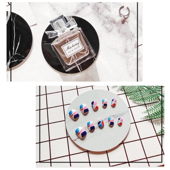 Khối Nhựa PVC Vân Đá Cẩm Thạch Chụp Ảnh Trang Sức, Mỹ Phẩm, Nail, Phụ Kiện - Shop Hohi Decor