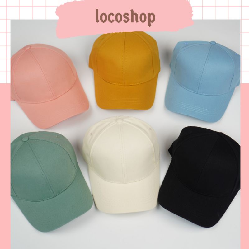 nón kết trơn mũ lưỡi trai trơn chất kaki cao cấp form Unisex Nam nữ