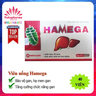 Viên uống Hamega Nam Dược – Giúp bảo vệ gan, hạ men gan, giải độc và tăng cường chức năng gan