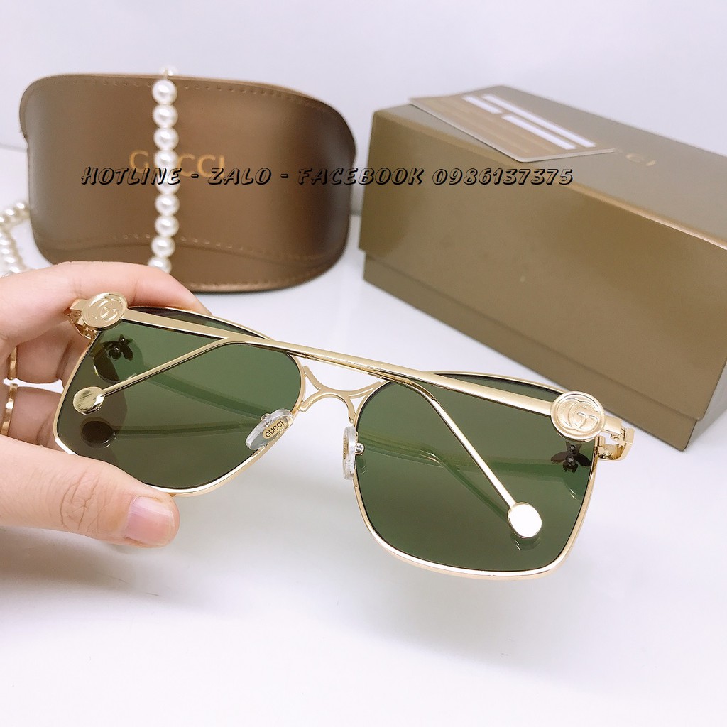 Mắt Kính Tráng Gương Tròng Vuông Cao Cấp Nữ (Full Box) | BigBuy360 - bigbuy360.vn