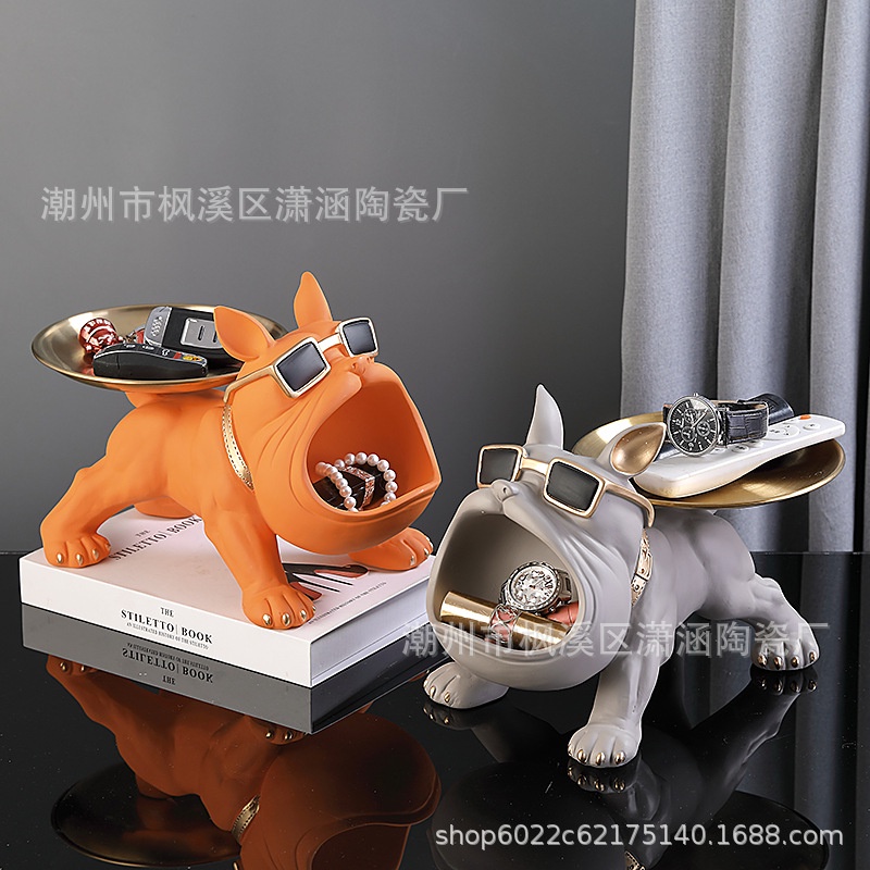 Hộp Đựng Chìa Khóa Hình Chú Chó Bull Sáng Tạo