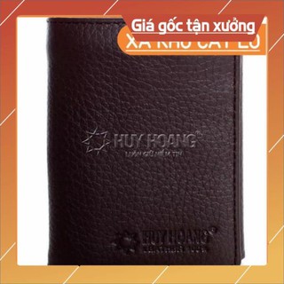 Bóp da bò 5 gấp loại nhỏ màu nâu ph3138